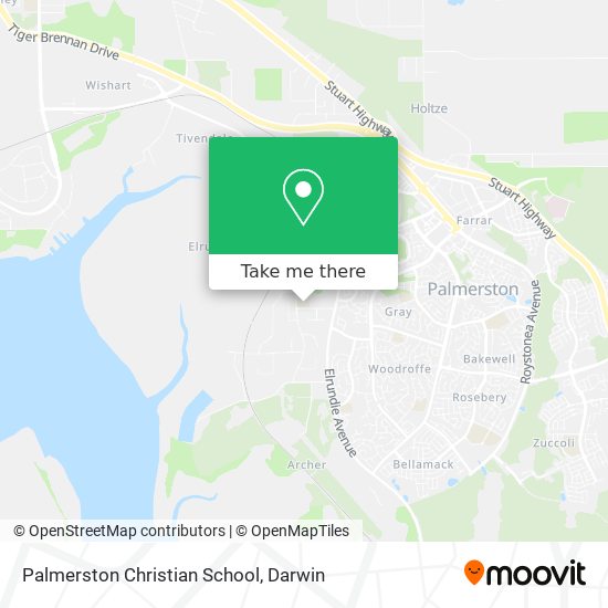 Palmerston Christian School map