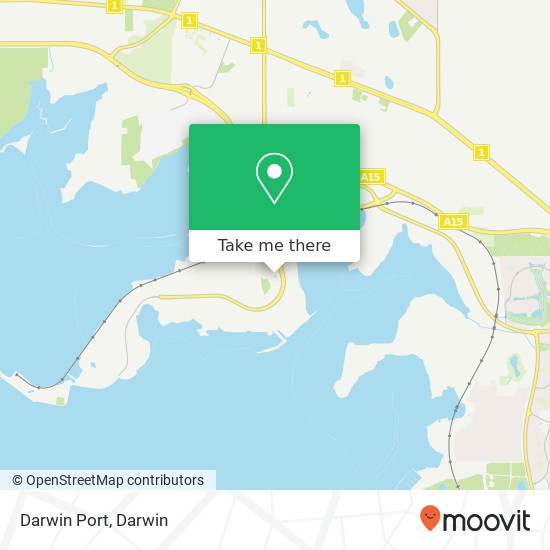 Darwin Port map