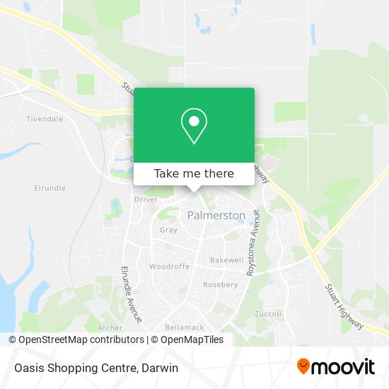 Oasis Shopping Centre map