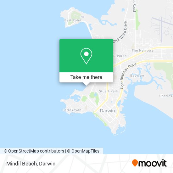 Mindil Beach map