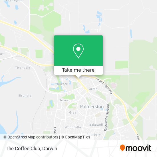Mapa The Coffee Club