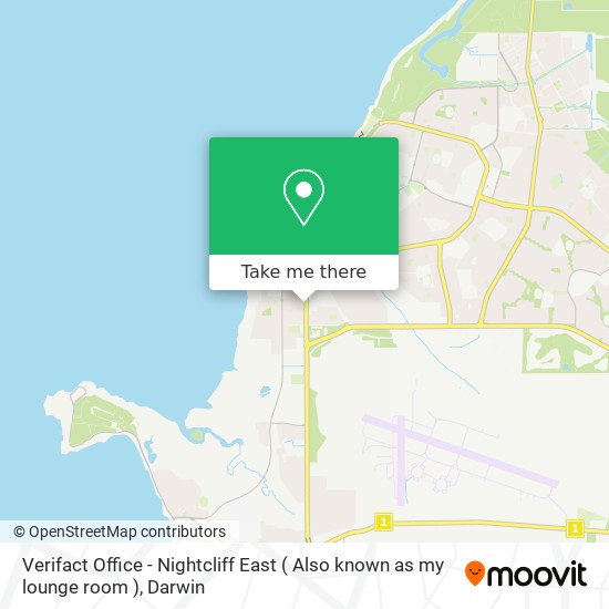 Verifact Office - Nightcliff East ( Also known as my lounge room ) map