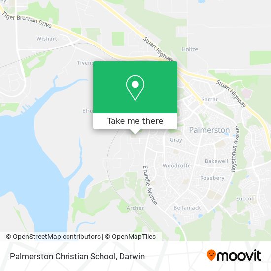 Palmerston Christian School map