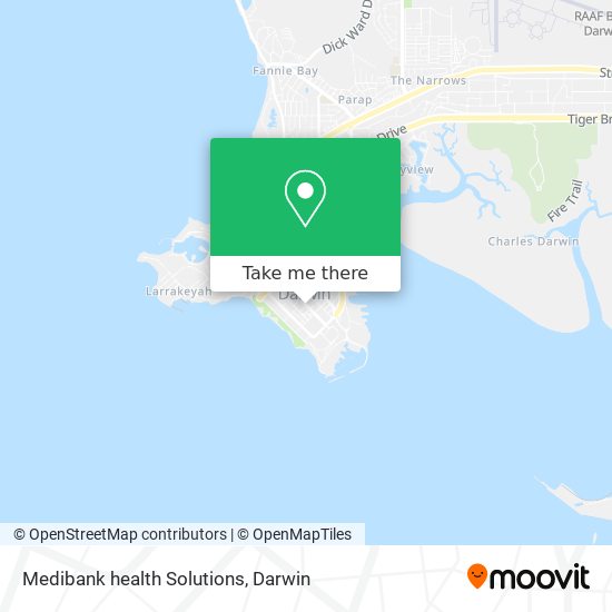 Mapa Medibank health Solutions