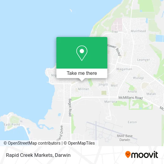 Rapid Creek Markets map