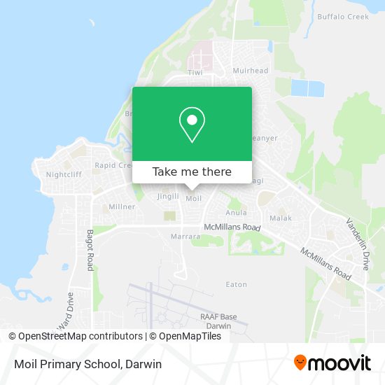 Moil Primary School map