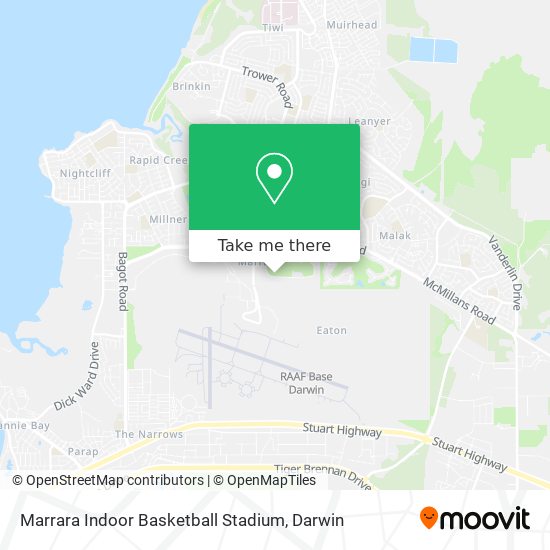 Mapa Marrara Indoor Basketball Stadium