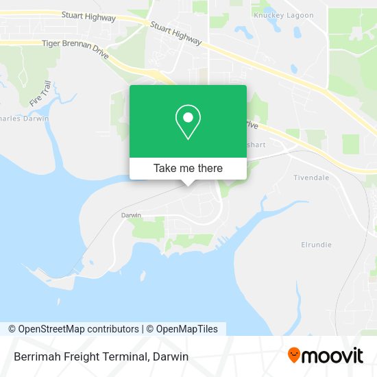 Berrimah Freight Terminal map