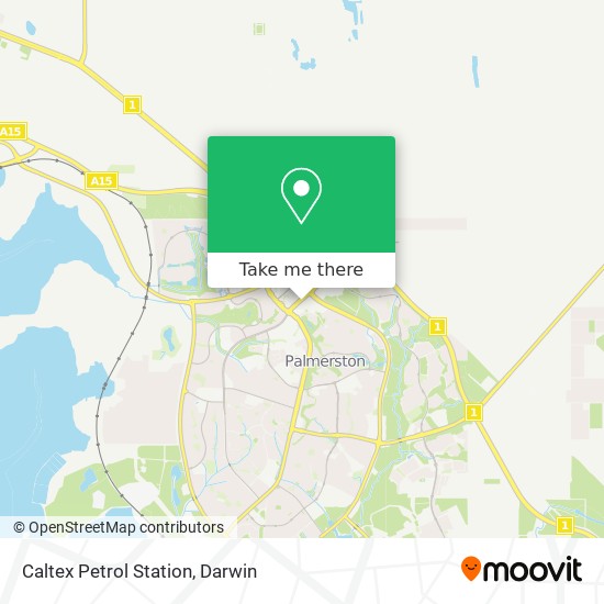 Caltex Petrol Station map