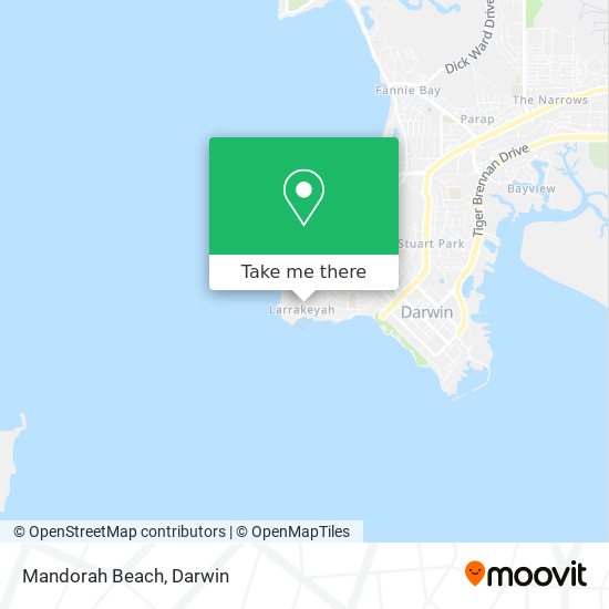 Mandorah Beach map