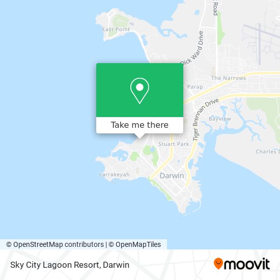 Sky City Lagoon Resort map