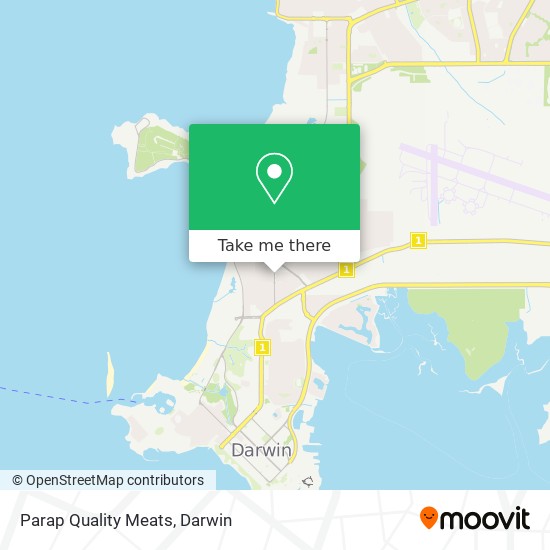 Parap Quality Meats map