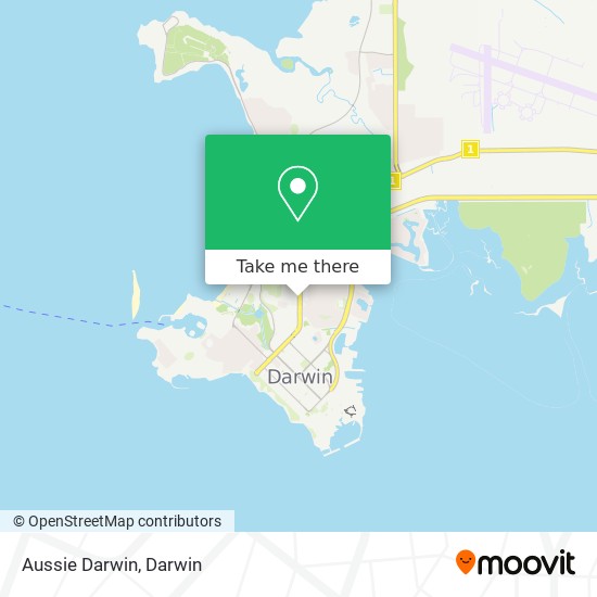 Aussie Darwin map