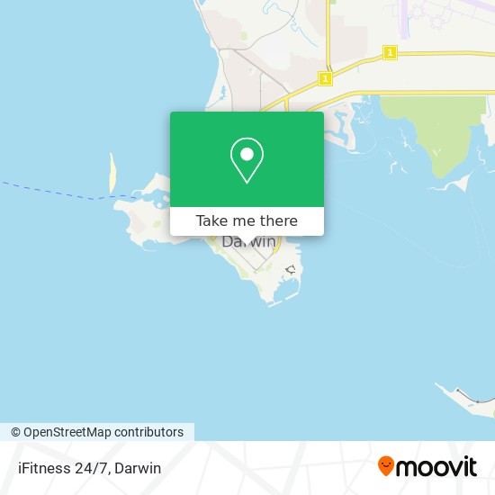 iFitness 24/7 map