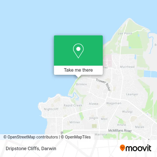 Mapa Dripstone Cliffs