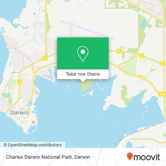 Charles Darwin National Park map