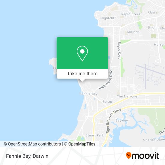 How to get to Fannie Bay by bus?