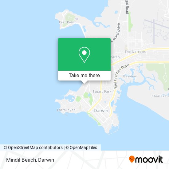 Mindil Beach map