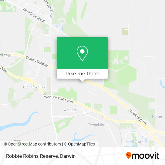 Robbie Robins Reserve map