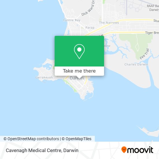 Cavenagh Medical Centre map