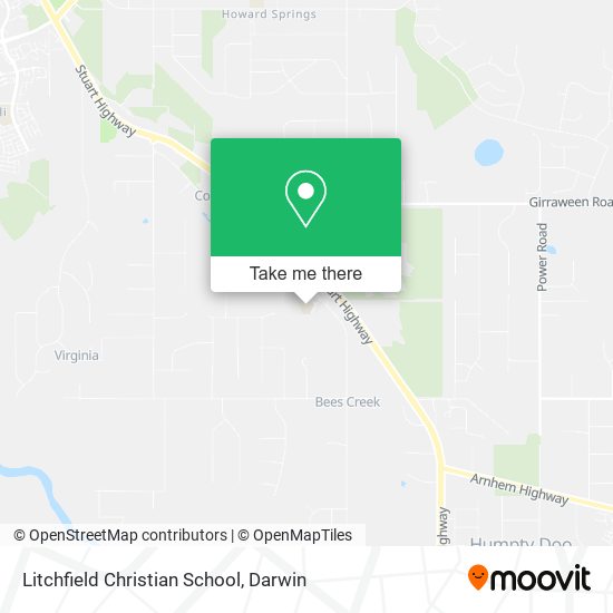 Litchfield Christian School map