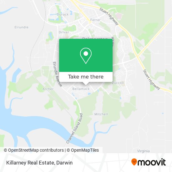 Killarney Real Estate map