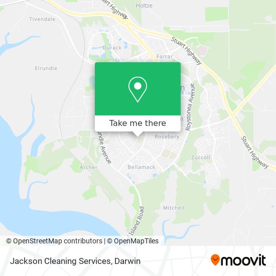 Mapa Jackson Cleaning Services