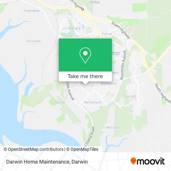 Mapa Darwin Home Maintenance