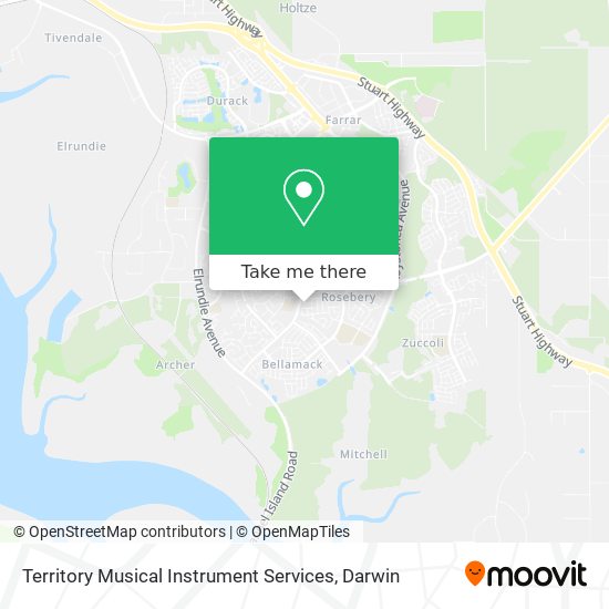 Mapa Territory Musical Instrument Services