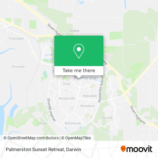 Palmerston Sunset Retreat map
