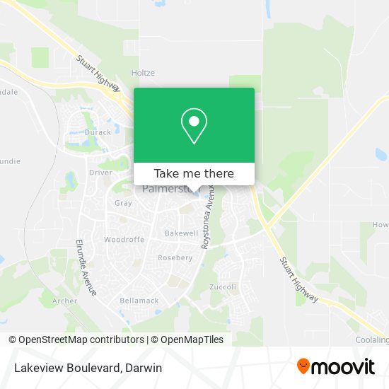 Lakeview Boulevard map