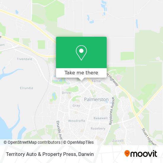 Territory Auto & Property Press map