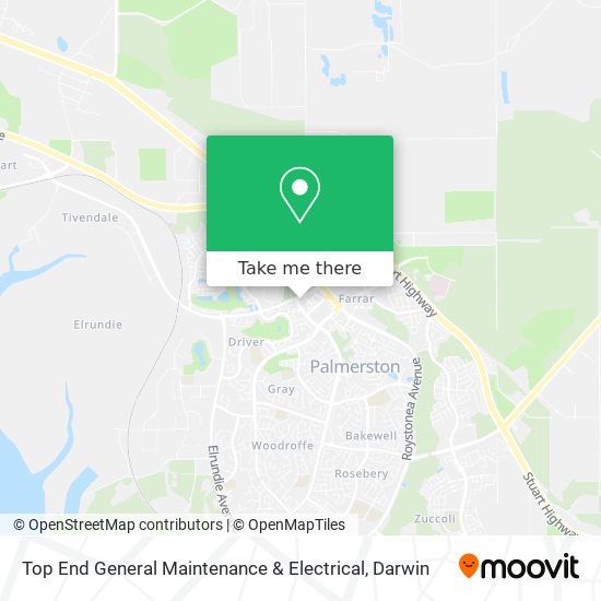 Mapa Top End General Maintenance & Electrical