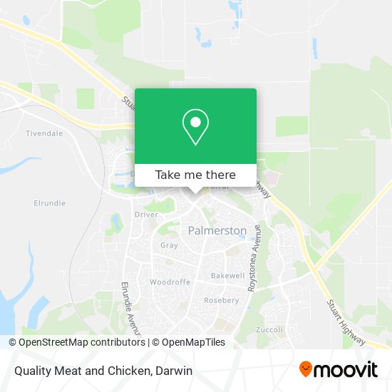 Quality Meat and Chicken map