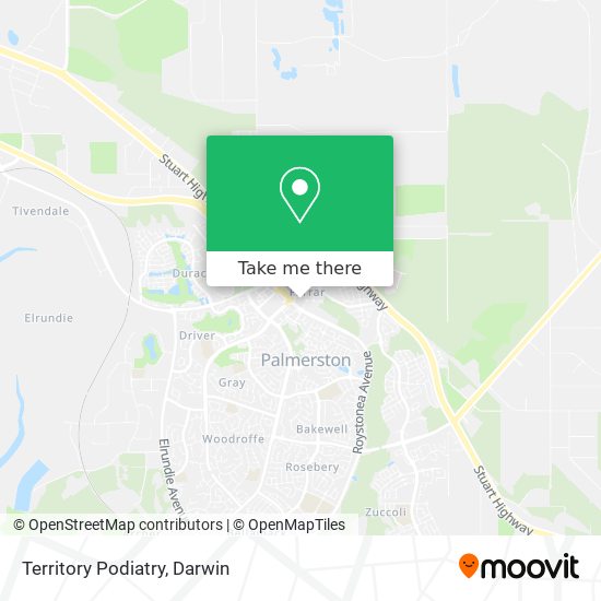 Territory Podiatry map