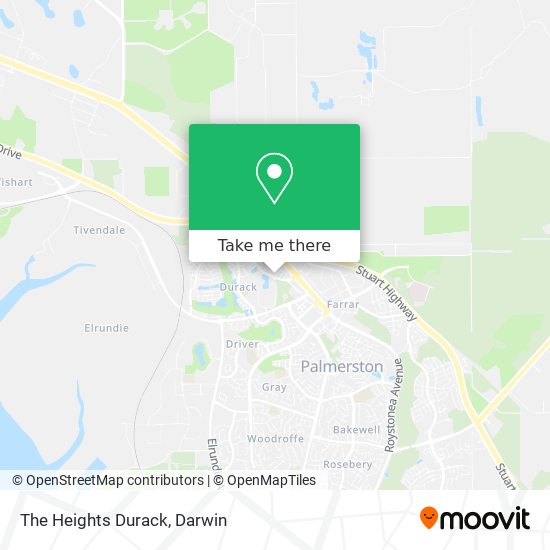 The Heights Durack map