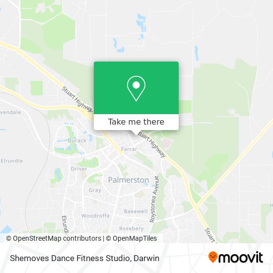 Mapa Shemoves Dance Fitness Studio