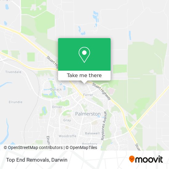 Top End Removals map