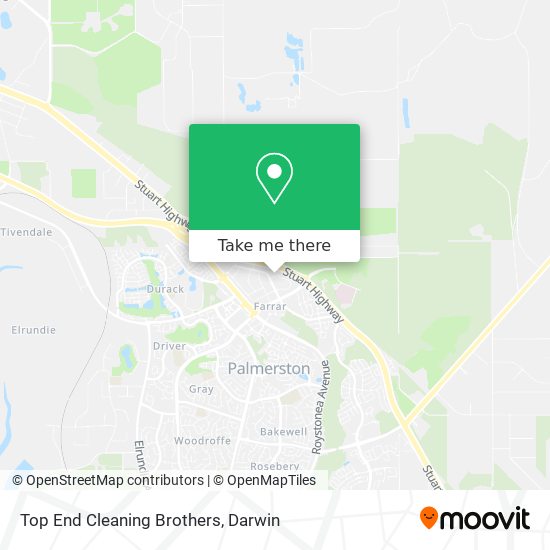 Top End Cleaning Brothers map