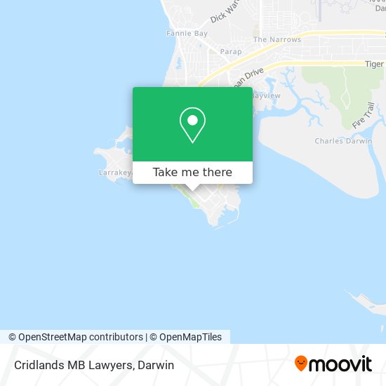 Cridlands MB Lawyers map