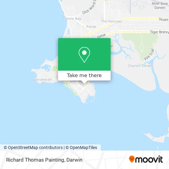 Richard Thomas Painting map