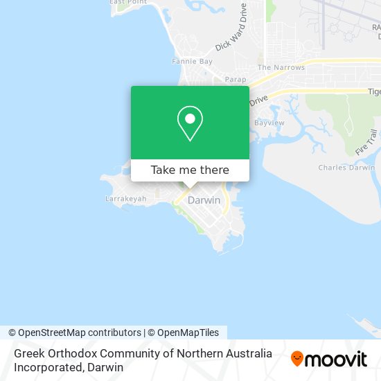 Greek Orthodox Community of Northern Australia Incorporated map