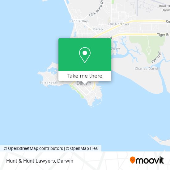 Mapa Hunt & Hunt Lawyers