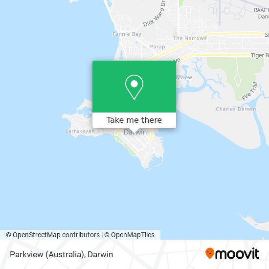 Mapa Parkview (Australia)