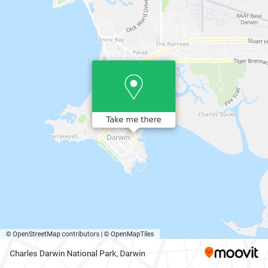 Mapa Charles Darwin National Park