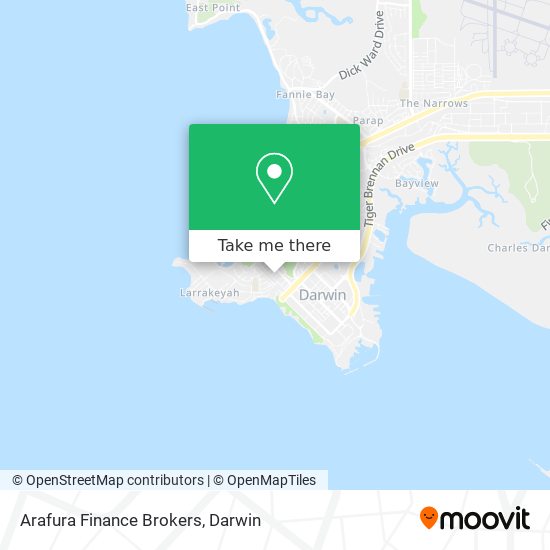 Arafura Finance Brokers map