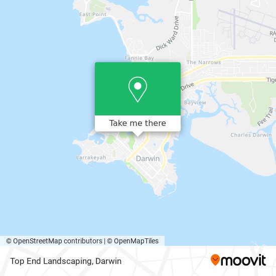 Top End Landscaping map