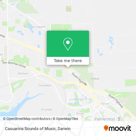 Casuarina Sounds of Music map