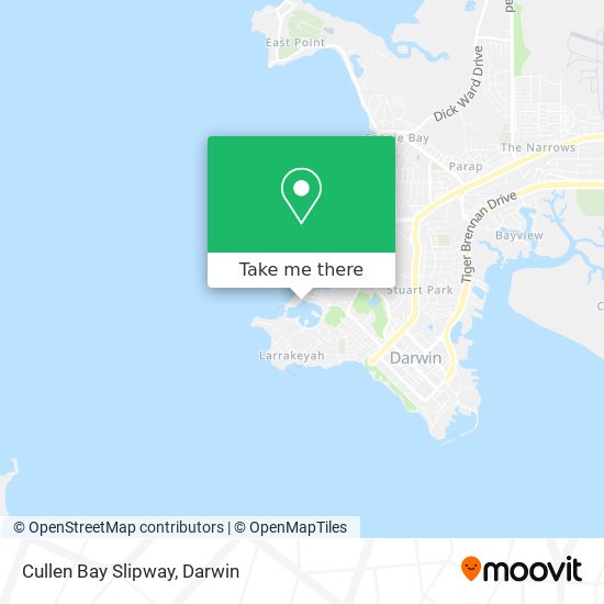 Mapa Cullen Bay Slipway