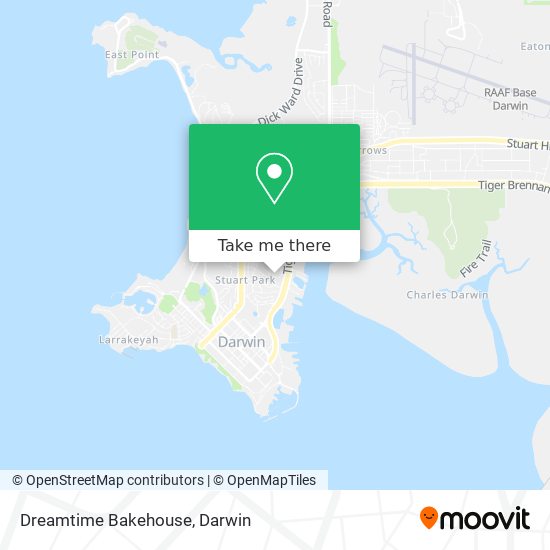 Mapa Dreamtime Bakehouse